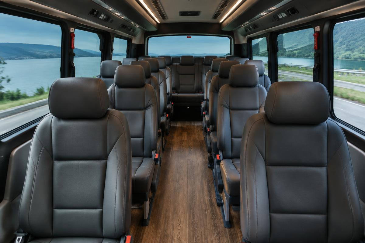 11-Seater Executive shuttle interior